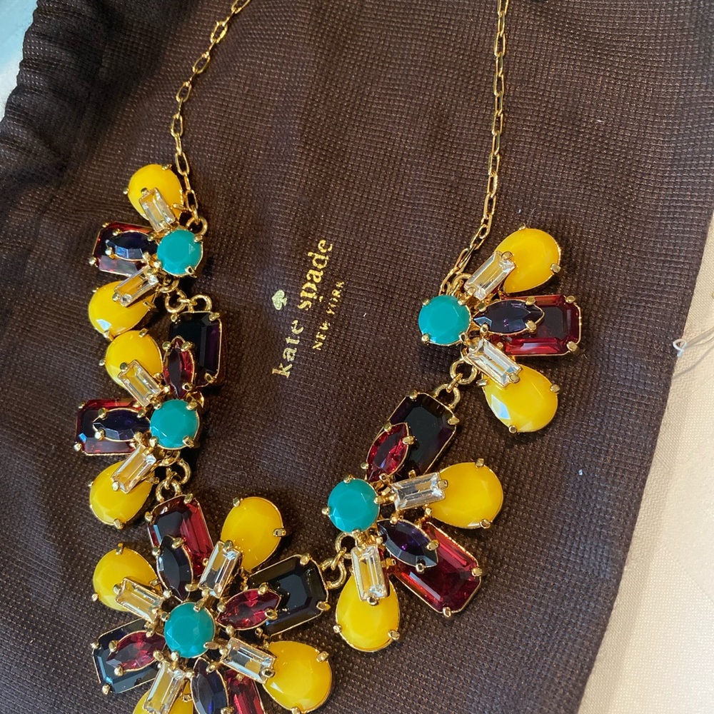 Kate Spade Multicolor Floral Necklace